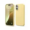 Elago для iPhone 16 чехол Soft silicone (Liquid) Yellow