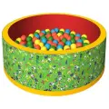 Сухой бассейн Весёлая полянка ДМФ-МК-02.51.01 зелёный