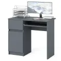Стол компьютерный СВК Мори МС-1 левый Графит Размеры: Высота 766мм Глубина 500мм Ширина 900мм