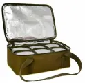 Термо-сумка Aquatic С-42Х с банками для хранения дипов и насадок, (хаки, 32 х 23 х 15 см)