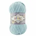 Пряжа VELLUTO (Alize), бирюза бледная - 414, 100% микрополиэстер, 5 мотков, 100 г, 68 м.