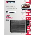 Радиатор отопителя MARSHALL M4991102 Lada: Largus Renault: Duster I, Logan I, Sandero I; кросс-номер Nissens 76512; OEM 6001547484; 6001549894