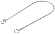 Ошейник цепь рывковая выставочная (цепочка-кобра) для собак, из особой стали, плетение Кобра 1,4 мм, длина 35 см, вес изделия 18 гр, Zoo One