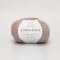 Пряжа для вязания Infinity Design Cotton Linen (3511 Pudder Rosa) 3 мотка