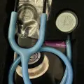 Стетоскоп Littmann Classic III, синяя трубка, серая головка и беруши, 5630