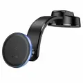 Держатель автомобильный на торпеду магнитный c беспроводной зарядкой, HW25, HOCO, черный
