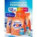 Спайка- Порошок для стирки автомат SMART FOX COLOR Горный эдельвейс 3кг 4 шт.