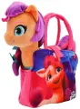 Мягкая игрушка YuMe Пони Санни в сумочке My Little Pony, 25 см, оранжевый