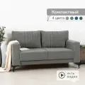Диван Рико Арт. ТД 386/2 Ультра Грей (серый)