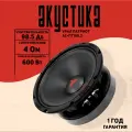 Акустика урал патриот АС-ПТ165.2, для авто, 1 полоса, 4 Ом, 300-600 Вт, 16.5 см, 98.5 дБ