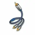 Кабель межблочный InAkustik Premium Y-Subwoofer Cable Y-Sub RCA-2RCA 5 m, 0040805