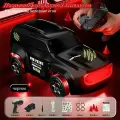 Мини радиоуправляемый игрушечный дрифт-кар, 2,4 ГГц, 1:64, со светодиодной подсветкой, двумя аккумуляторами и шинами