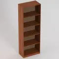 Стеллаж ШО-13 вишня оксфорд (ШхГхВ) (600х440х1900)мм, 5 полок, 5 ниш, Колизей мебель