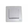 Systeme Electric BLANCA 1-клавишный переключатель алюминий 10A 250V BLNVS010603