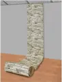 Самоклеящаяся ПВХ 3D-панель для стен в рулоне LAKO DECOR, Каменная кладка 14, 70x600см, толщина 6мм