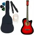 Гитара акустическая 38 Красная (Набор начинающего гитариста, Belucci BC3810 RDS)