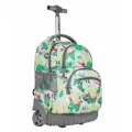Рюкзак на колесах Tilami GREEN FLAMINGO