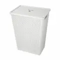 Корзина 35л для белья Wenge 399х272х460 мм светло-серый