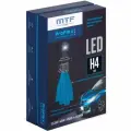 Светодиодные лампы Mtf Light серия ProFLEX MAX H4/H19, 6000K, 4500lm, 12-24V, 45W, NO FAN, 2шт, компл.