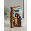 Шкатулка книга-сейф Даниэль Дефо. Робинзон Крузо, дерево, искусственная кожа, тиснение, 21x13x5 см