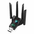 Wi-Fi USB Адаптер ZT-F01, 2.4/5 ГГц, 1300 Мбит/сек, Сетевая Карта для ПК, для Компьютера, для Ноутбука