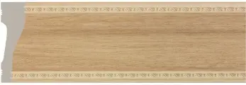 Молдинг, плинтус потолочный 60х20х2400 мм, цвет миндаль. Cosca.