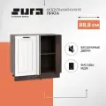 Кухонный шкаф модуль напольный тумба Сурская мебель Прага 88,8x57,4x81,6 см угловой с 1 створкой