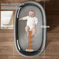 Колыбель, для новорожденных, 60х100 см, складная, с матрасом и москитной сеткой