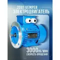 Электродвигатель 380В 0,18кВт/3000об/мин вал 11мм фланцевый 2081 VEMPER