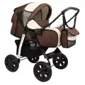 Прогулочная коляска Alis AMELIA I Am 02, коричневый + светло-бежевый