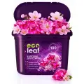 Капсулы для стирки EcoLeaf Сакура, антибактериальный эффект, 100 шт