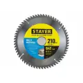 STAYER Multi Material Диск пильный по алюминию 210x32/30 мм, 64 зуба, чистый рез
