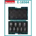 Набор ударных торцовых головок 1/2, 8-24 мм, 9 шт Makita E-16564