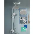 Душевая система Milardo Rora RORWT4FM06 с тропическим душем белый матовый