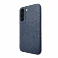 Кожаный чехол накладка Melkco Origin Regal Snap Cover для Samsung Galaxy S22, темно-синий
