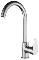 Смеситель для кухни с высоким поворотным изливом GROSS AQUA Space 3118288С-B02