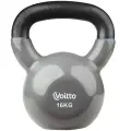 Гиря виниловая Voitto, 16 кг, серый