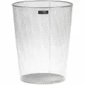 Корзина для бумаг СТАММ 9 л, сетчатая, металлическая, серебристая (КР-30843)