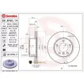 BREMBO 09.9750.11 диск тормозной передний!\ BMW E87 1.6/1.8/1.8D M47/N42/N45 04>