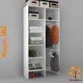 Гардеробная система. Модуль 2, цвет белый, 1.2х0.45, ЭльфОла