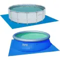 Универсальная подстилка для бассейнов до 457 см, Ковер для надувных и каркасных круглых бассейнов 488*488 см