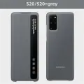 Чехол для Samsung S20 Ultra, зеркальный, серый