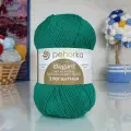 Пряжа Элегантная (Пехорка), зеленка - 511, 100% мериносовая шерсть, 10 мотков, 100 г, 250 м.
