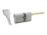 Цилиндр EVVA 3KS ключ-шток 87мм (размер 56х31Ш мм) - Никель (5 ключей)