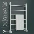 Полотенцесушитель Водяной Onix, модель Classic PRO White 500x800 Лесенка с нижним подключением, Белый матовый, полный комплект