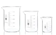 Набор лабораторных стаканов 500, 250, 50 мл (тип Н, низкий с делениями и носиком, термостойкий)