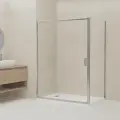 Душевой уголок RGW Classic CL-48 150х80 стекло прозрачное, профиль хром