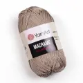 Пряжа Макраме (Macrame) упаковка 6 мотков 90 г. 130 м. 100% полиэстер цвет 156 бежевый