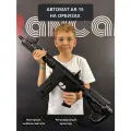 Орбизный автомат AR 15 игрушечный автомат на орбизах для орбибола и гидробола, дальность до 40 м, бластер на орбизах