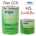 Лак Mipa CC9 HS-Klarlack (1л+0.5л) в комплекте с отвердителем HS25 (автола сс9 премиум-класс)